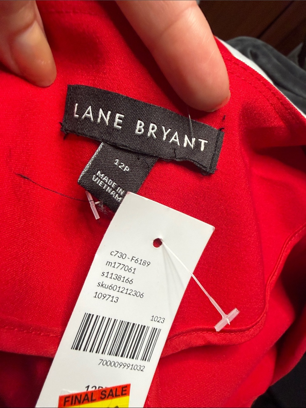 Lane Bryant Red Wrap Blazer - Picture 4 of 5